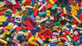 A pile of lego - one of the toys Gen Z is likely to feel nostalgia for