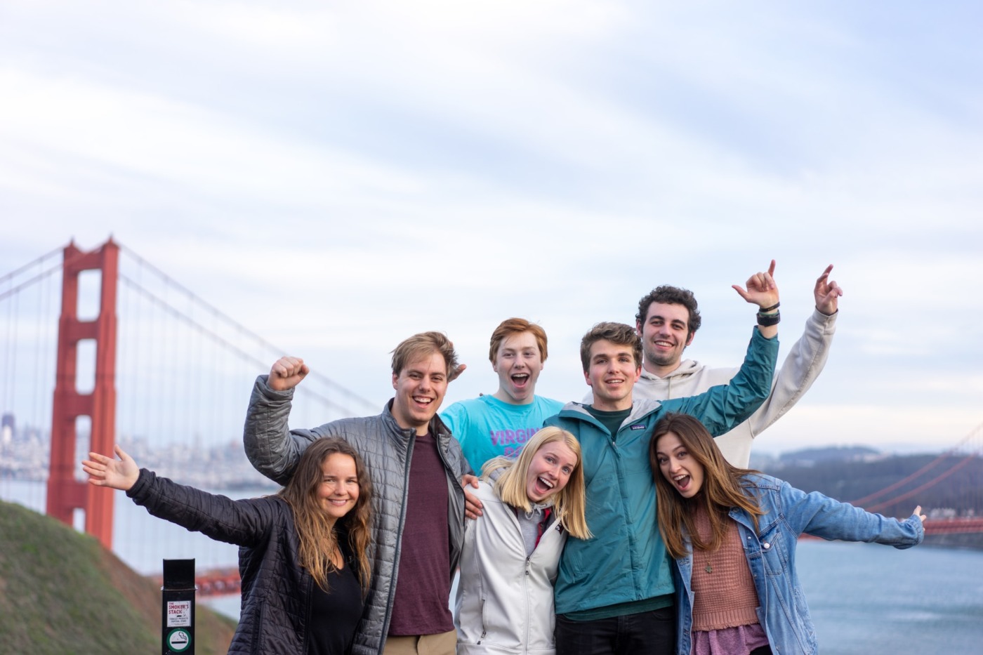 Group of friends at San Francisco